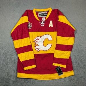 NWT Reebok Calgary Flames Bouwmeester 2011 Heritage Classic Jersey Size 54 #1711